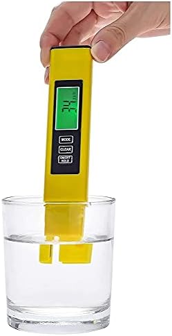 יוספז מד TDS דיגיטלי מדויק, בודק איכות מים אידיאלי למי שתייה, 0-9990 עמודים לדקה, מד טמפרטורה 3 ב -1, עט