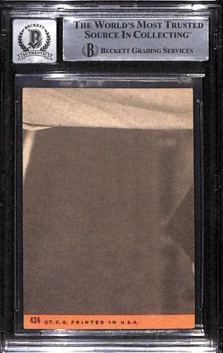 424 פיט רוז AS - 1969 כרטיסי בייסבול של טופס מדורגים BGS Auto 10 - כרטיסי חתימה של בייסבול בלוח בייסבול