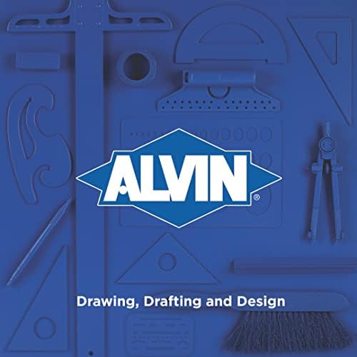 Alvin P477, 8 Practractors חצי מעגלי, 0.09 פלסטיק ברור, בית ספר או ניסוח שימוש