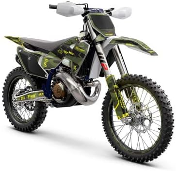 2017-2018 FX Apache Gray Senge Graphics ערכה שלמה עם Rider I.D. תואם ל- Husqvarna