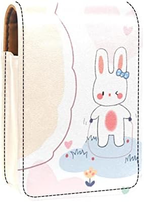 חמוד נייד איפור תיק קוסמטי פאוץ, שפתון מחזיק איפור ארגונית, קריקטורה יפה בעלי החיים ארנב