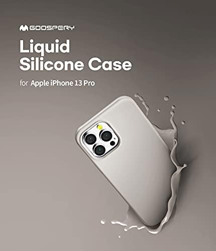 סיליקון נוזלי נוזלי תואם למארז ה- iPhone 13 Pro, מגע משיי-רך הגנה על גוף מלא מארז כיסוי אטום