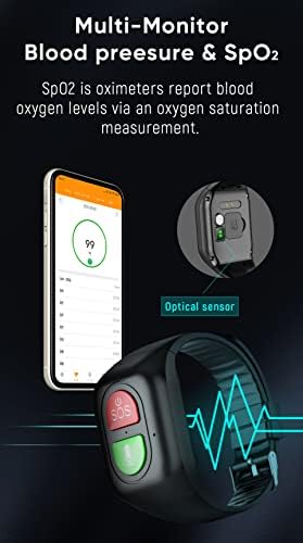 שעון חכם של Doodran עם כפתור SOS קשיש צמיד חכם צמיד GPS גשש עבור קשישים SOS צמיד חכם זיהוי