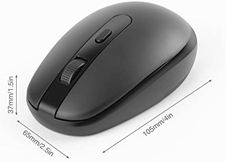 עכבר אלחוטי 700 2.4 גרם עכבר שקט עם מקלט למחשב נייד, מחשב, מק, כרומבוק, חלונות