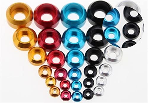 Cliuyou-Washers M3 M4 M5 M6 M8 Al Aluminum Ally Bally Cup Head Cone Cone Conther Styher אטם Anodized Anodized