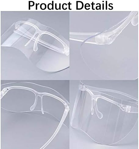 מגני פנים של דראדו בטיחות מגנים משקפי מגן צלולים מונעים משקפי משקפי אבק אטומים אטומים לרוח אטום משקפי מגן משקפיים