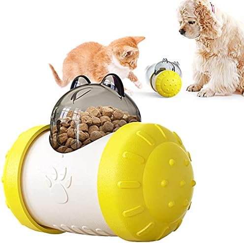 כלב לטפל כדור אינטראקטיבי כלב צעצועים מתכוונן כלב לטפל כדור-יכול להקל על חרדה, מזין איטי עבור כלבים