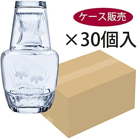 בקבוק מים מזכוכית טויו סאסאקי איימה קיריקו תוצרת יפן, בערך. 22.0 פל עוז , חבילה של 30, ברור