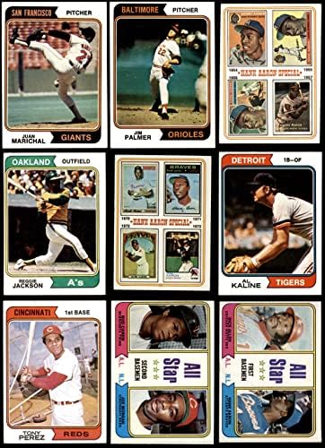 1974 TOPPS BASEBALBEL SET SET EX