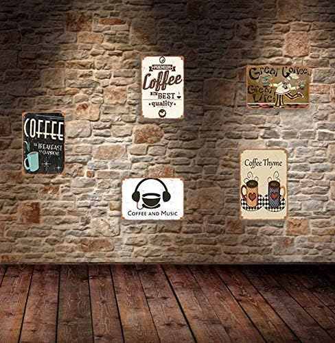 קילי מרפסת כללים מתכת בציר פח סימן קיר קישוט 12 על 8 סנטימטרים עבור קפה ברים מסעדות פאבים מערת אדם