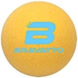 כדורי כדורי Bravatto איכות טורניר מקצועי - ממש כמו השימוש במקצוענים, גודל הרגולציה הרשמי - סט של 3 כדורי
