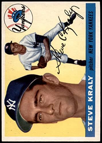 1955 Topps 139 Steve Kraly ניו יורק ינקי אקס/MT Yankees