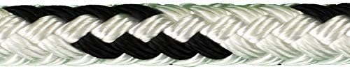 קליפורניה Cordage® 3/16 אינץ 'x 656 רגל כל חבל פוליאסטר צמה כפול שחור