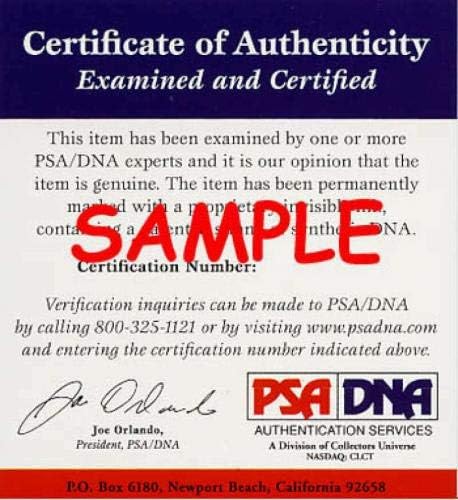 לו ברוק PSA DNA Cert חתום וינטג '8x10 צילום מטס חתימה - תמונות MLB עם חתימה