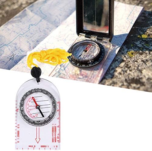 Minifinker Compass, מצפן חיצוני קל לשימוש בקנה מידה כפול עבור מודדים להרפתקה בחוץ