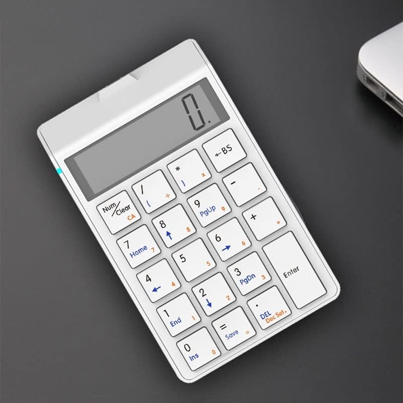 מחשבון מחשבון LDCHNH טעינה USB טעינה במקלדת חשבונאית פיננסית מחשבון מקלדת 12 ספרות מחשבון כפול