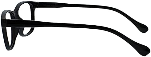 חברת משקפי הקריאה שחור וכחול כהה קוראים קלים מעריכים 2 מארז צירי אביב לנשים 27-13 + 1.00