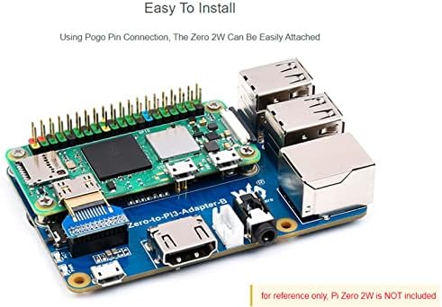 Raspberry Pi Zero 2W ל- PI 3B/3B+ מתאם, חבר Raspberry Pi Zero 2W עם אפס- PI3-Adapter כדי להחליף פטל