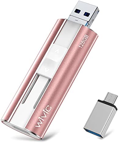 כונני פלאש של USB 3.0 128 ג'יגה-בייט, y-disk Photo Stick Memory Memory Stick תואם לטלפון, iPad,