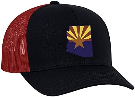 מורשת גאווה רקום מדינת דגל רשת חזרה נהג משאית כובע