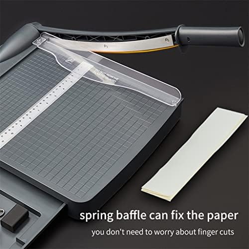 נייר חותך סנטימטר וסנטימטר שימוש כפול נייר גוזם מגירת אחסון 12 לחתוך אורך 16 גיליונות קיבולת