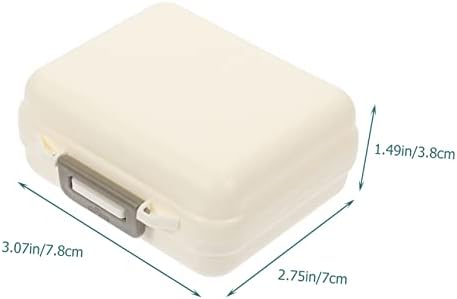 קבילוק2 יחידות 7 יומי גלולת רפואת ויטמין מחזיק דגי אחסון גלולות שבועי תרופות עבור נייד לבן ארנק תאים