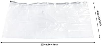 שקיות אחסון של בגדי ואקום Veemoon 5 יחידות שקיות אחסון גדולות שקיות אחסון שקיות שמיכות גדולות שקיות: מזרן