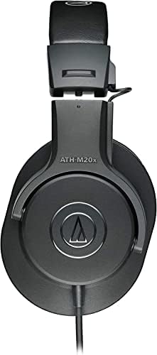 Audio-Technica ATH-M20X Studio Monitor אוזניות, Black & Behringer Microamp HA400 Ultra-Compact 4 Admplifier