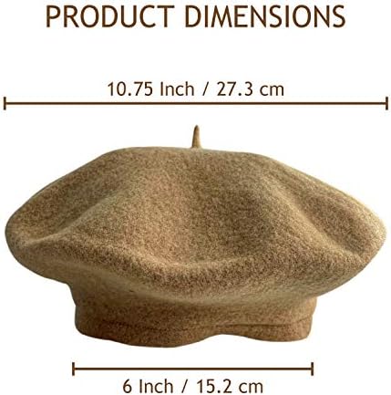 כובע מרופד סאטן - כובע כומתה מצמר עם בטנת סאטן לשיער טבעי