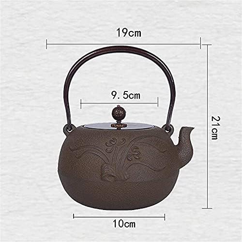 פשטות יצירתית יפנית ברזל יצוק טטסובין קומקום קומקום ברזל יצוק טטסובין תה תה סחלב פרפר אומנות יפנית קומקום קומקום