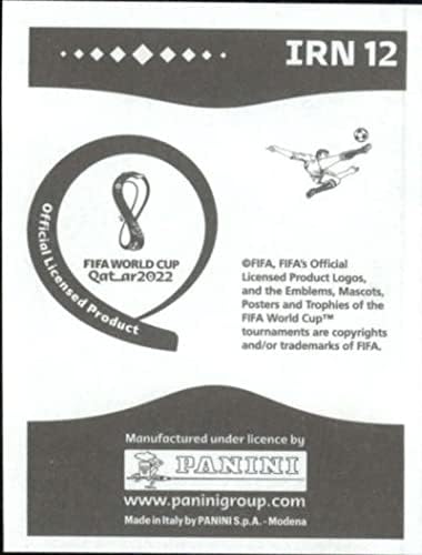 2022 גביע העולם של פאניני מדבקת קטאר IRN12 VAHID AMIRI קבוצה B איראן מיני כרטיס מסחר מדבקה
