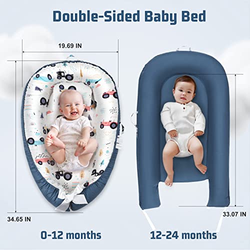 כיסוי כסא לתינוקות, אולטרה רך כותנה וכיסוי קן לתינוקות נושם לשינה משותפת, כיסוי מיטת מיטת תינוקות