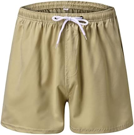 גזעי שחייה לגברים של Beuu בגדי ים בקיץ בגד יבש מהיר לבוש ים בגד ים במכנסיים קצרים של מכנסי ספורט חוף