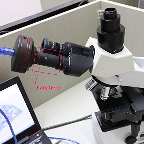 מיקרוסקופ 0.5 איקס ג הר מיקרוסקופ מתאם 23.2 ממ אלקטרוני עינית הפחתת עדשה 0.5 איקס מיקרוסקופ ממסר עדשה