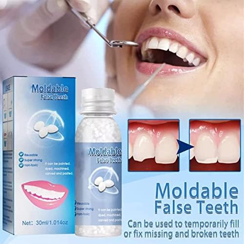 גרגירי תיקון שיניים, ערכת מילוי שיניים זמנית, חרוזים מתאימים לשימוש חוזר, חרוזים תרמיים למילוי תקן את השן