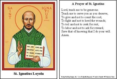 סנט איגנטיוס לויולה כרטיסי תפילה-סט של 100