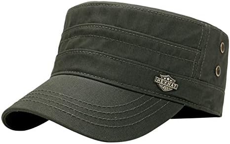גברים של צבא צבאי בייסבול כובע ראש שטוח מזדמן ספורט שמש כובע לגברים מתכוונן בייסבול כובעי דיג טיולים