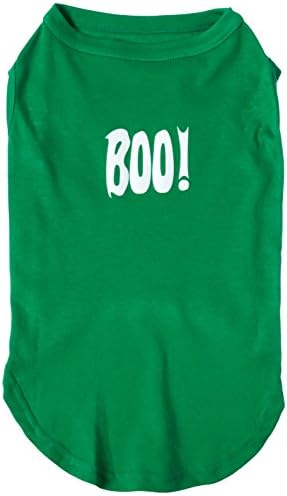 מוצרי חיית מחמד של מיראז 'Boo! חולצות הדפסת מסך אמרלד ירוק XXL