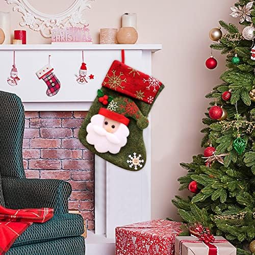 קישוט מתנה לקישוט חג המולד תיק גרביים קטנים תיק גרבי חג המולד קישוט מלאכה דלת דלת קישוטי קישודים