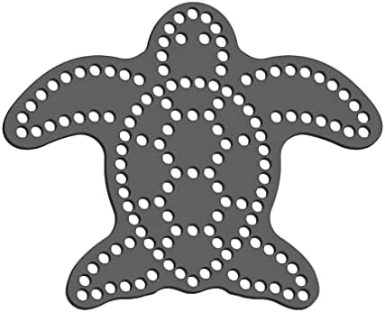 ריינסטון ג'יני צב ים 5 תבנית ריינסטון מגנטית, שחור