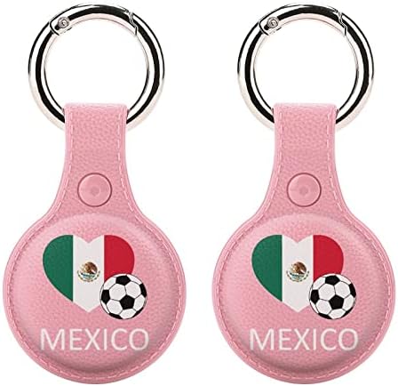 אהבת מקסיקו כדורגל מחזיק עבור מפתח טבעת מגן מקרה כיסוי איתור תג עבור ארנק מטען חיות מחמד