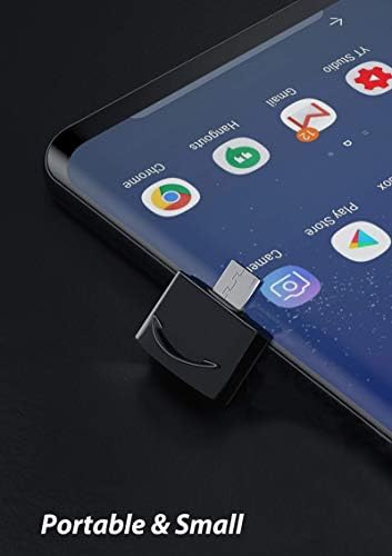 מתאם גברי USB C ל- USB תואם את Samsung Galaxy SM-G970 עבור OTG עם מטען Type-C. השתמש במכשירי הרחבה