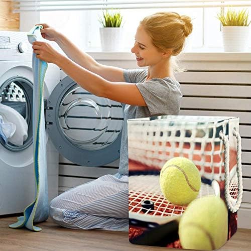 כדור טניס כדור 300 אוקספורד עמיד למים בגדי סל כביסה גדול עבור שמיכות בגדי צעצועים בחדר השינה