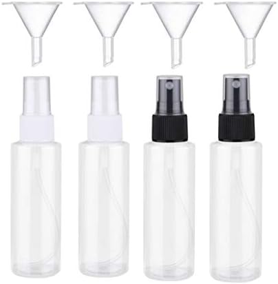 לשימוש חוזר תרסיס ערפל עם פלסטיק מרסס בקבוקי 4 יחידות נסיעות בקבוקי בסדר עבור חומרי ניקוי וספלים