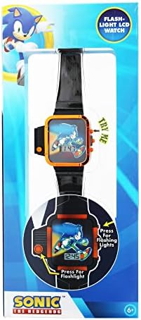 שעון יד קוורץ דיגיטלי עם פנס, רצועה שחורה לבנים, בנות, ילדים