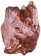 Gemhub ריפוי קריסטל מחוספס AAA+ אבן גרנט אדומה קטנה 4.00 סמק. אבן חן רופפת לעטיפת תיל,