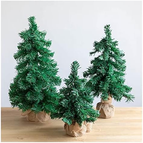 עץ חג המולד של Deflab 30 סמ, 40 סמ, 50 סמ, קישוט שולחן עבודה, עץ חג המולד של מיני ירוק, ילדים, קישוט לחג המולד