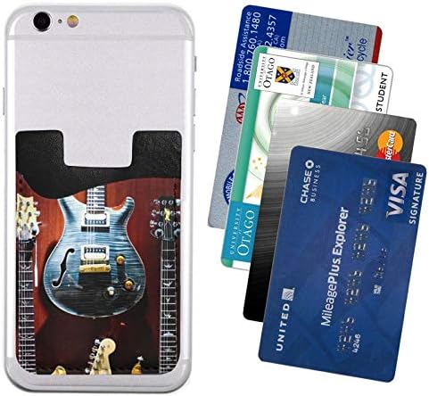 גיטרות דפוס נושא למוזיקה 3M דבק מקל על זיהוי אשראי ארנק ארנק טלפון נרתיק כיס שרוול כיס שרוול