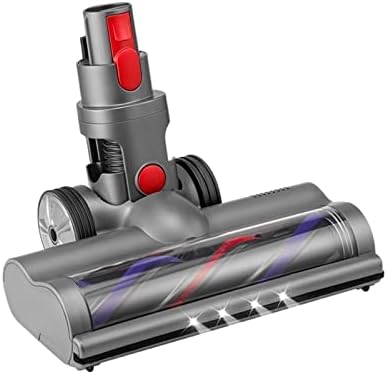 תואם ל- Dyson V7 V8 V10 V11 V15 שואב אבק עם 4 אורות LED ראש מנוע טורבו מברשת שואב אבק לרצפות קשות ושטיחים