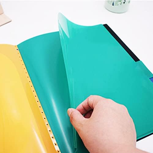 3 יחידות תיקיית ניירות תוויות צבע ארגונית להשתמש סטודנטים מסמכים עם אקורדיון נייר תיקיות קובץ קשת פלסטיק